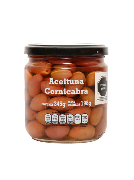 Aceituna Cornicabra sin hueso Losada 345g