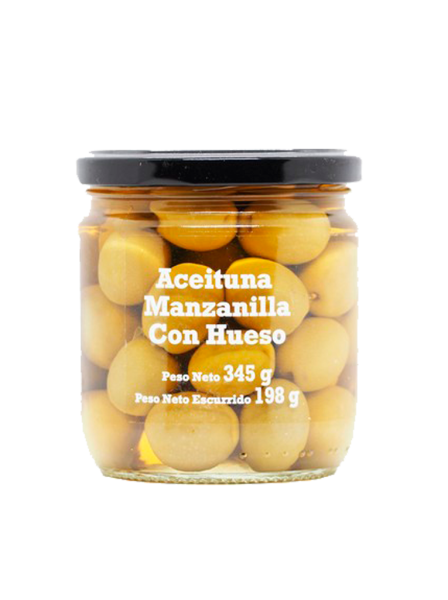 Aceituna Manzanilla con hueso Losada 345g