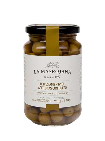 Aceitunas arbequina – La Masrojana 370g
