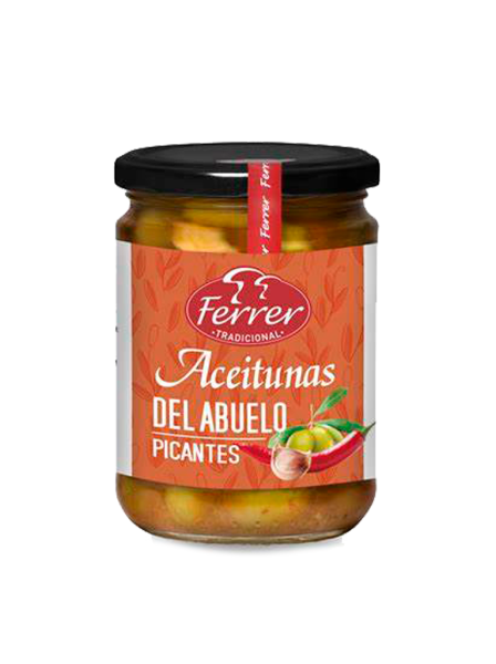 Aceitunas del abuelo picantes Ferrer 440g
