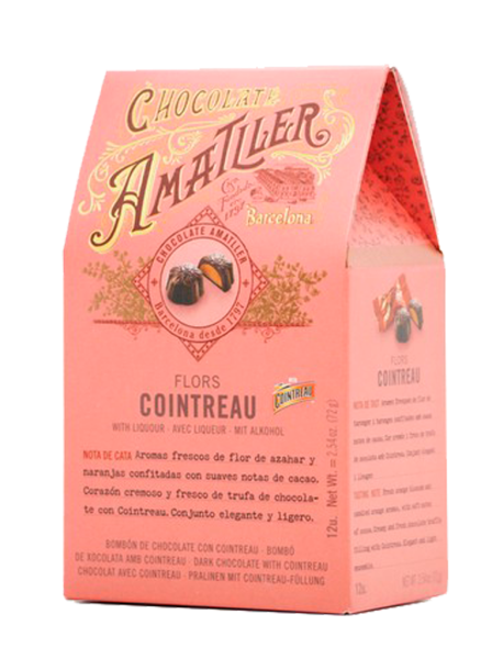 Amatller Chocolate Flores al Cointreau