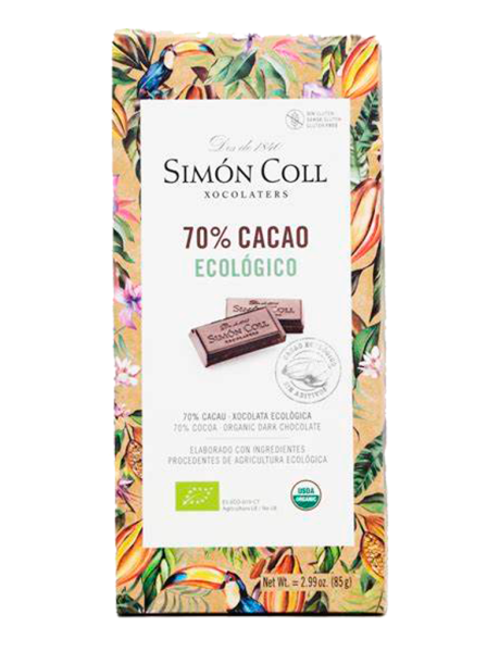Cacao Écologique 70% Simón Coll 85g