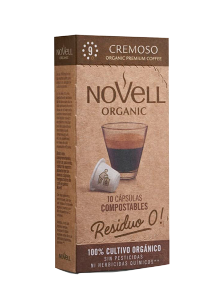 Café Cremoso en cápsulas Novell 10ud