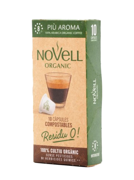 Café Più Aroma en cápsulas Novell 10ud