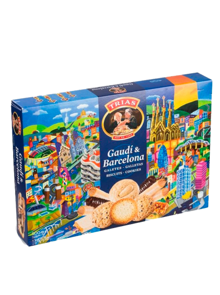 Caja Trias Gaudi Y Barcelona 500g