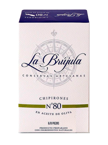 Calamares Rellenos nº 80 6/8 La Brújula 120g