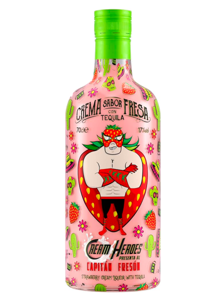 Capitan Freson Crema Tequila Y Y Fresa 70 cl