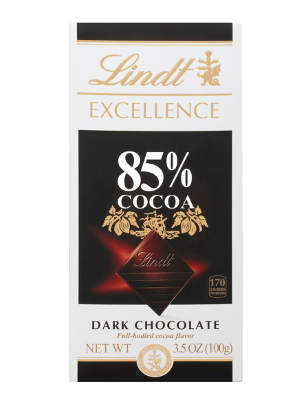 Chocolat 85% cacao Robust Dark – Lindt Excellence 100g