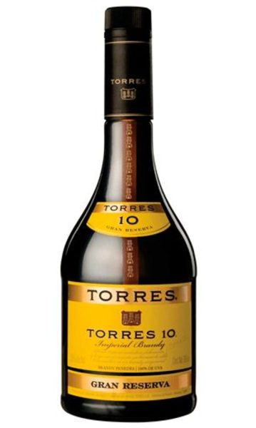 Coñac Torres 10 Años