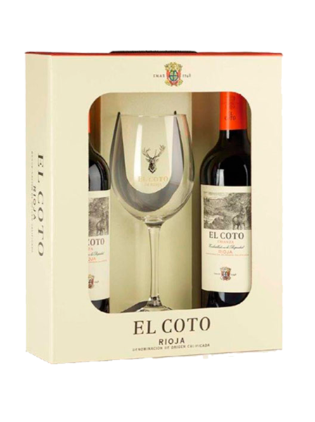 Coto Crianza Estuche 1 Copa Copa 2 Botellas