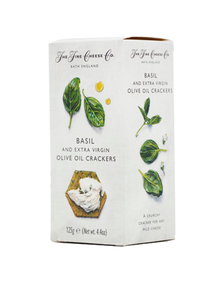 Crackers albahaca y aceite virgen The Fine Cheese 125g
