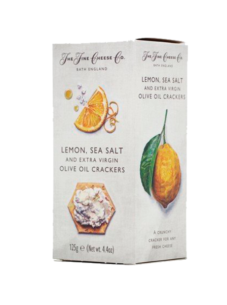 Crackers Fine Cheese Limón, sal y aceite 125g
