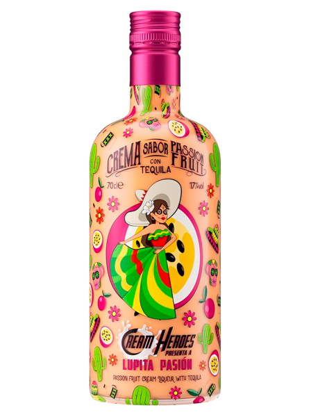 Crema Tequila Sabor Passion Fruit Fruit Lupita 70 cl