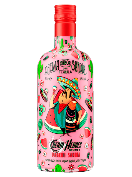 Crema Tequila Sabor Sandia Pancho 70 cl