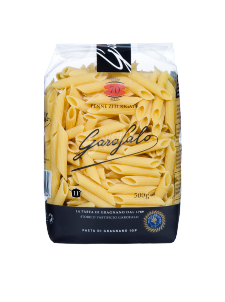 GAROFALO Penne ziti rigate macarrones paquete 500 g