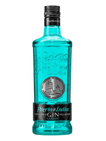 Gin Puerto De Indias Blue Blue Classic 70 cl