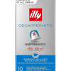 ILLY Decaffeinato Espresso Kaffee entkoffeiniert Packung 10 Kapseln kompatibel mit Nespresso-Maschinen