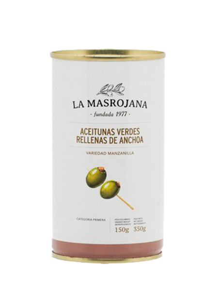 La Masrojana Aceitunas Rellenas De Anchoa – 350 g