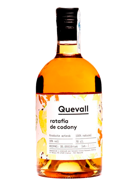 Licor Ratafia Quevall con membrillo 70cl