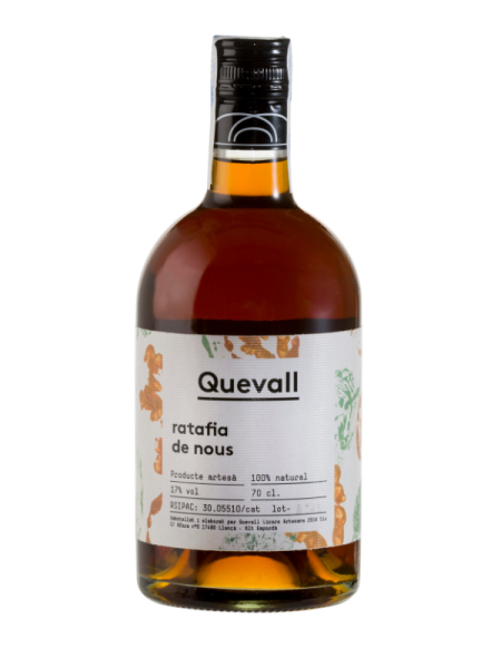 Licor Ratafia Quevall con nueces 70cl