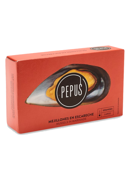 Mejillónes en escabeche grandes Pepus 120ml