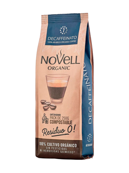 Novell Descafeinado en grano