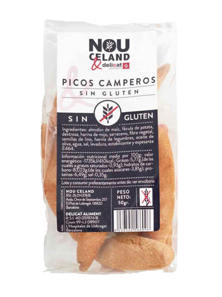 Picos Camperos sin gluten Espiga Blanca 50g