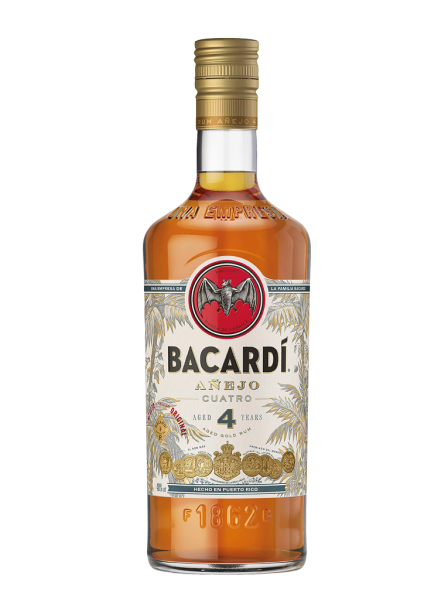 Ron Bacardi 4 Años 70 cl