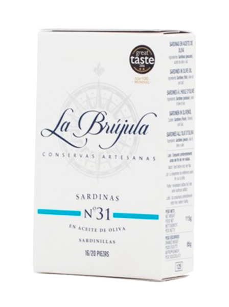 Sardinas nº 31 16/20 La Brújula 115g