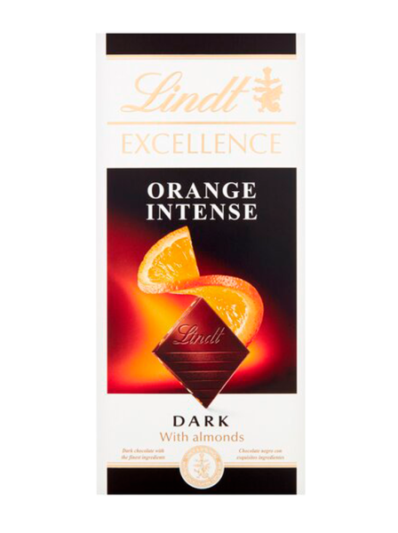 Tablette de chocolat Excellence Orange – Lindt 100g