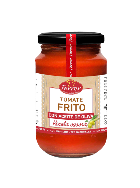 Tomate frito casero con aceite de oliva Ferrer 350g