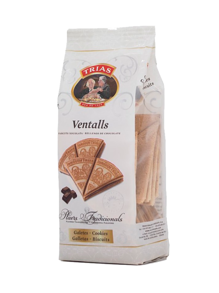 Trias Ventalls Rellenos Choco Bolsa 200g
