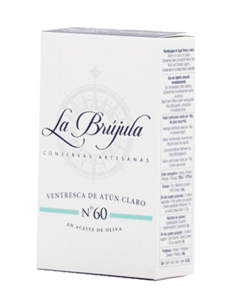 Ventresca de atún nº 60 La Brújula 115g