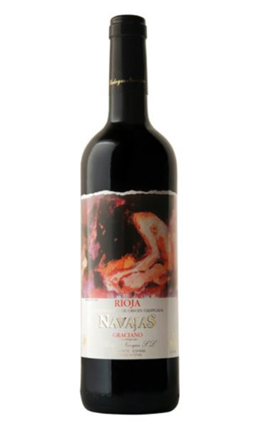 Vino Tinto Navajas Crianza Graciano 75cl