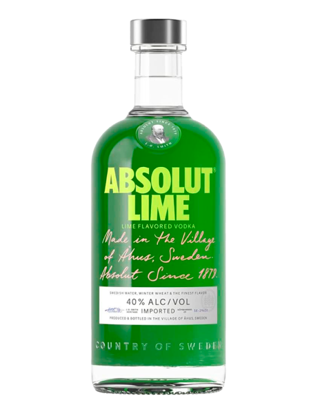 Vodka Absolut Lime, 70 cl – 40º