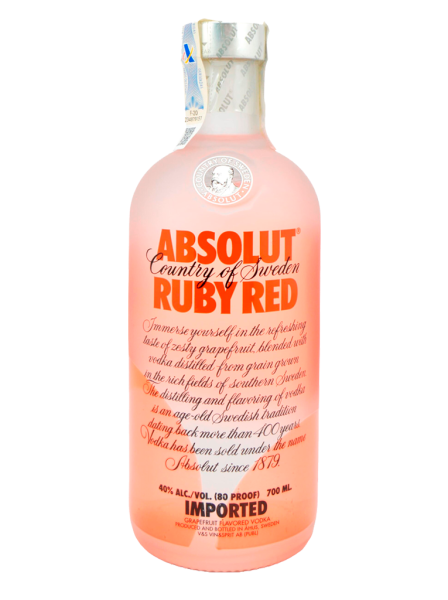 Vodka Absolut Ruby Red 70cl