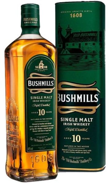 Whisky Bushmills 10 Años Malta